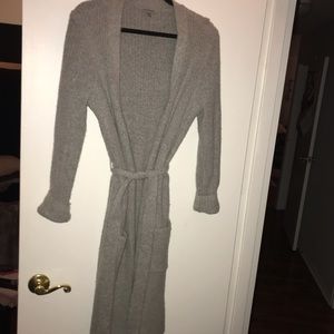 Charlotte Russe Long Cardigan with Belt Tie